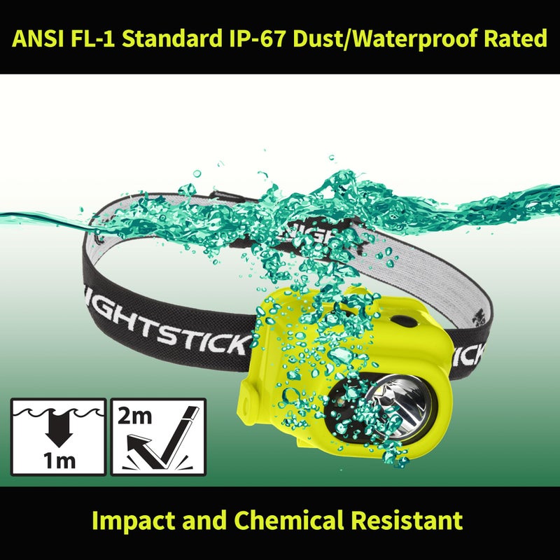 Nightstick XPP-5454G Intrinsically Safe Dual-Light Multi-Function Headlamp, Green - Image 5